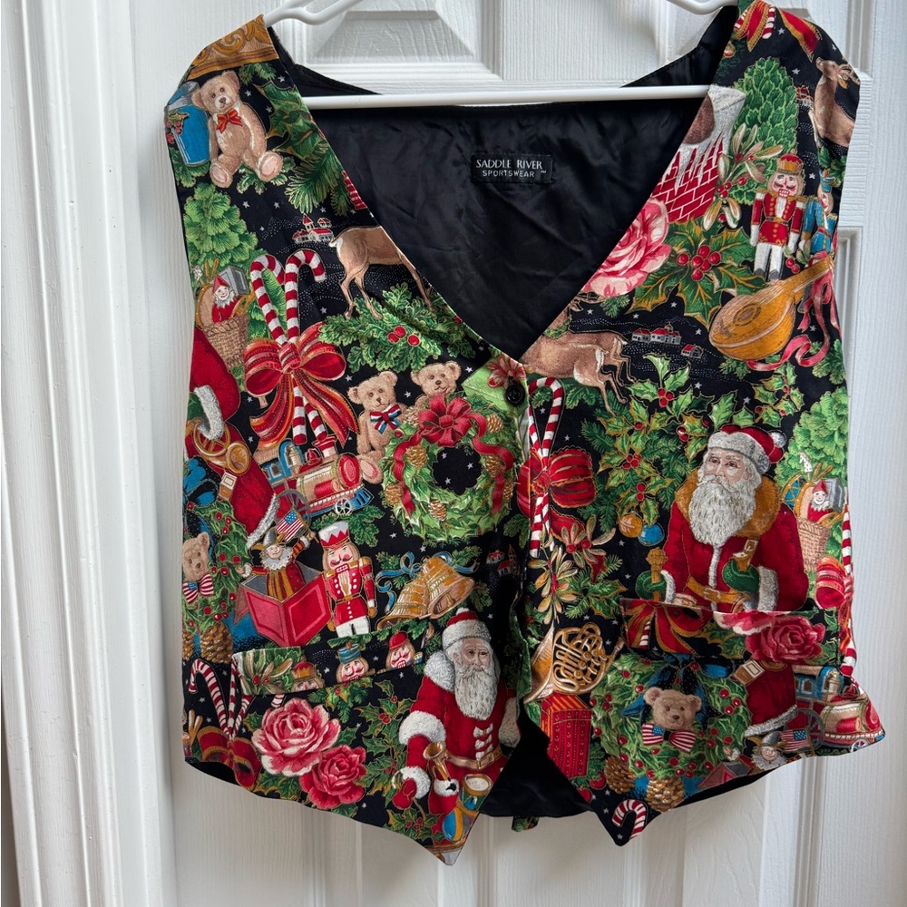 Saddle River Festive Christmas Santa Vest